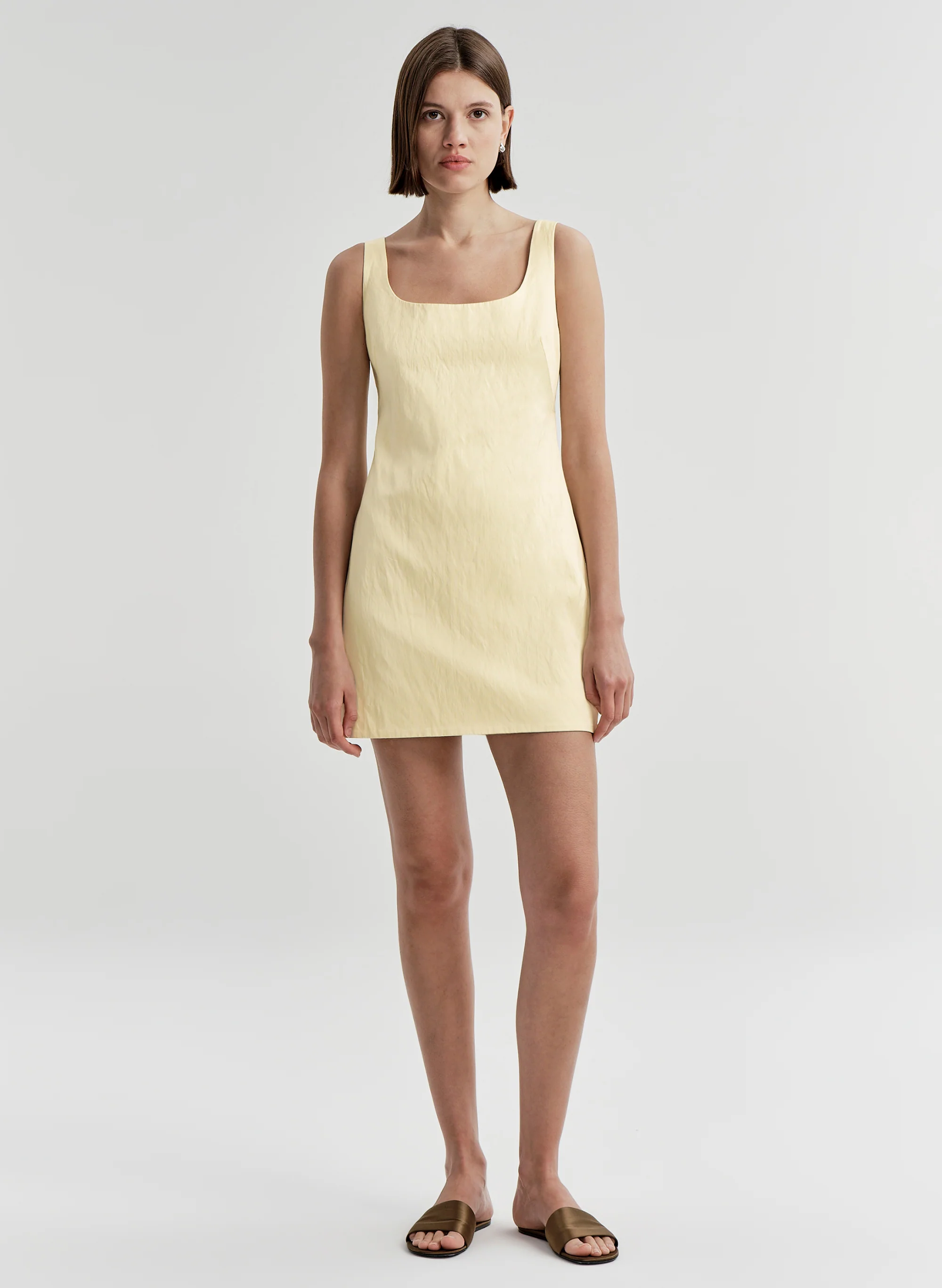 Faye Satin Mini Dress