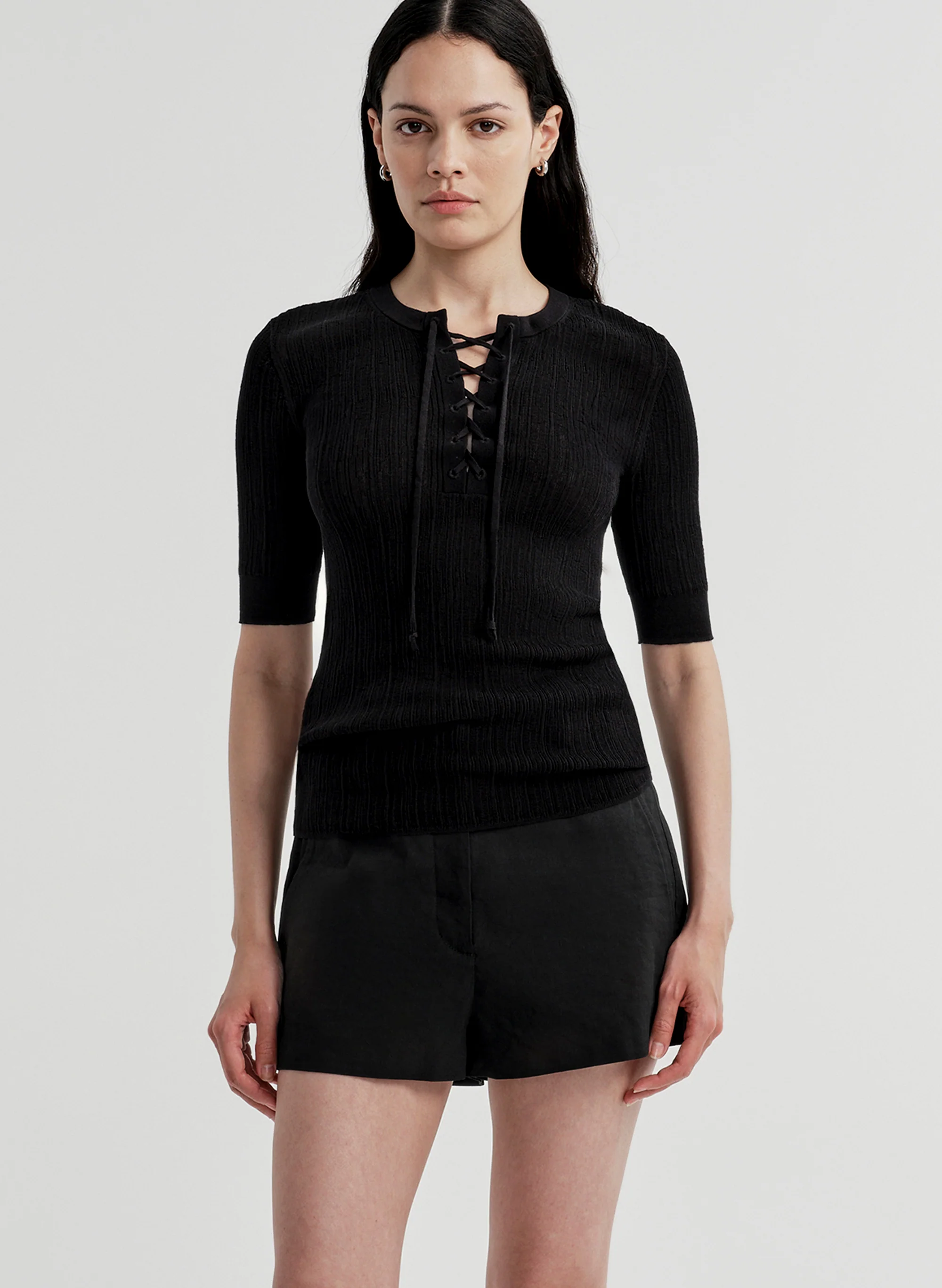 Fawn Fine Cotton Knit Top