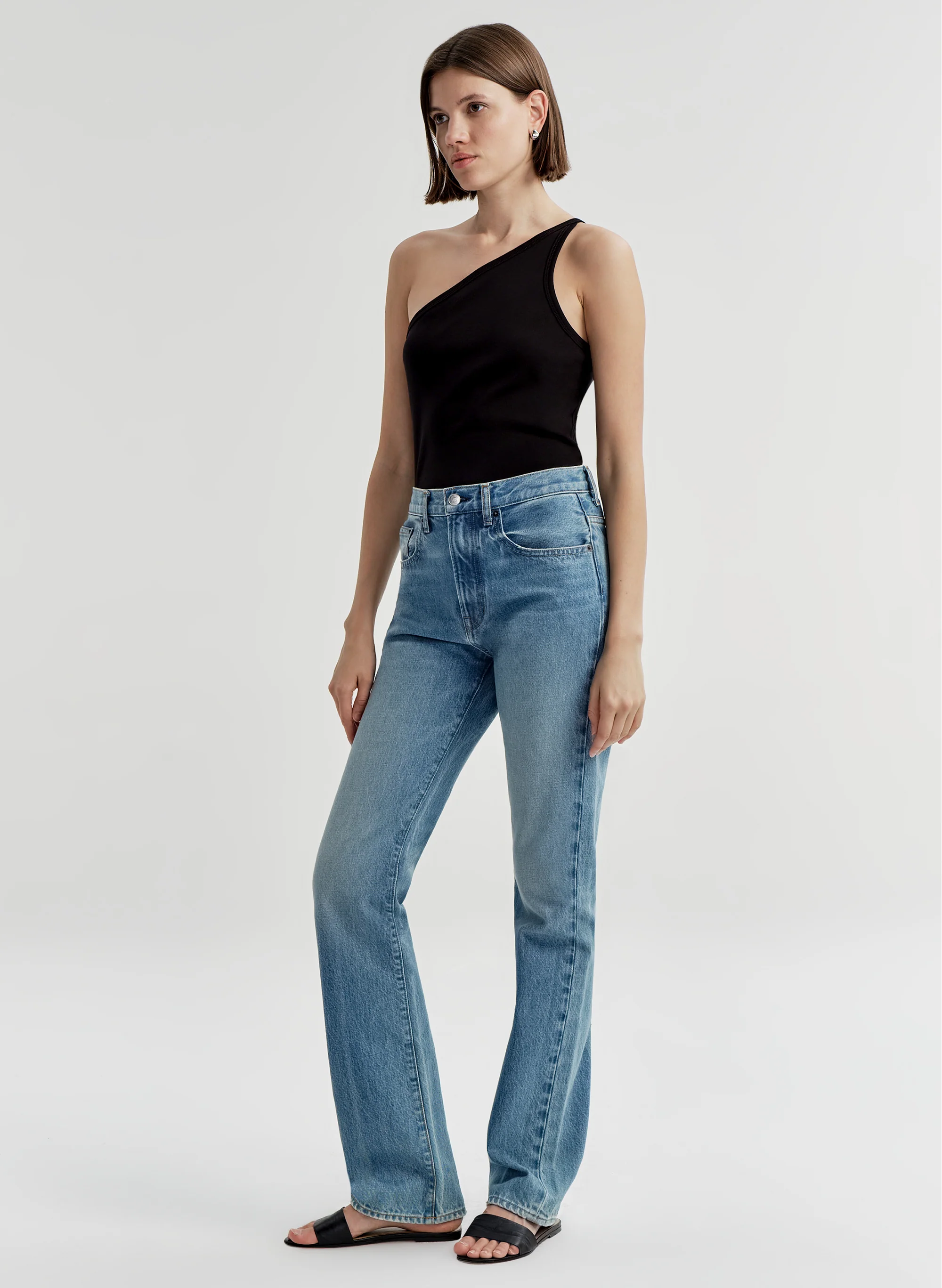 Marlee Cotton One Shoulder Tank