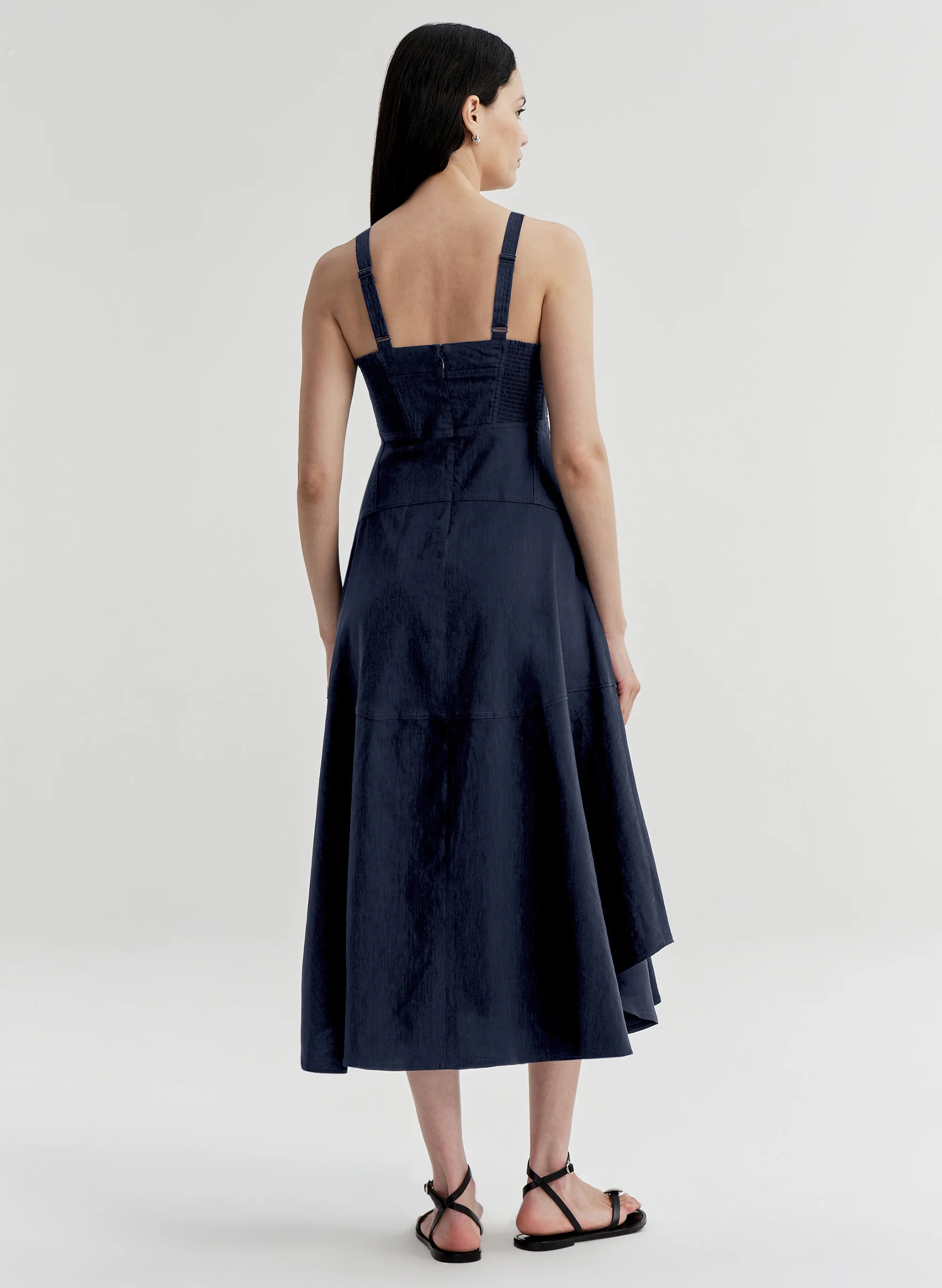 Harlow Linen Midi Dress