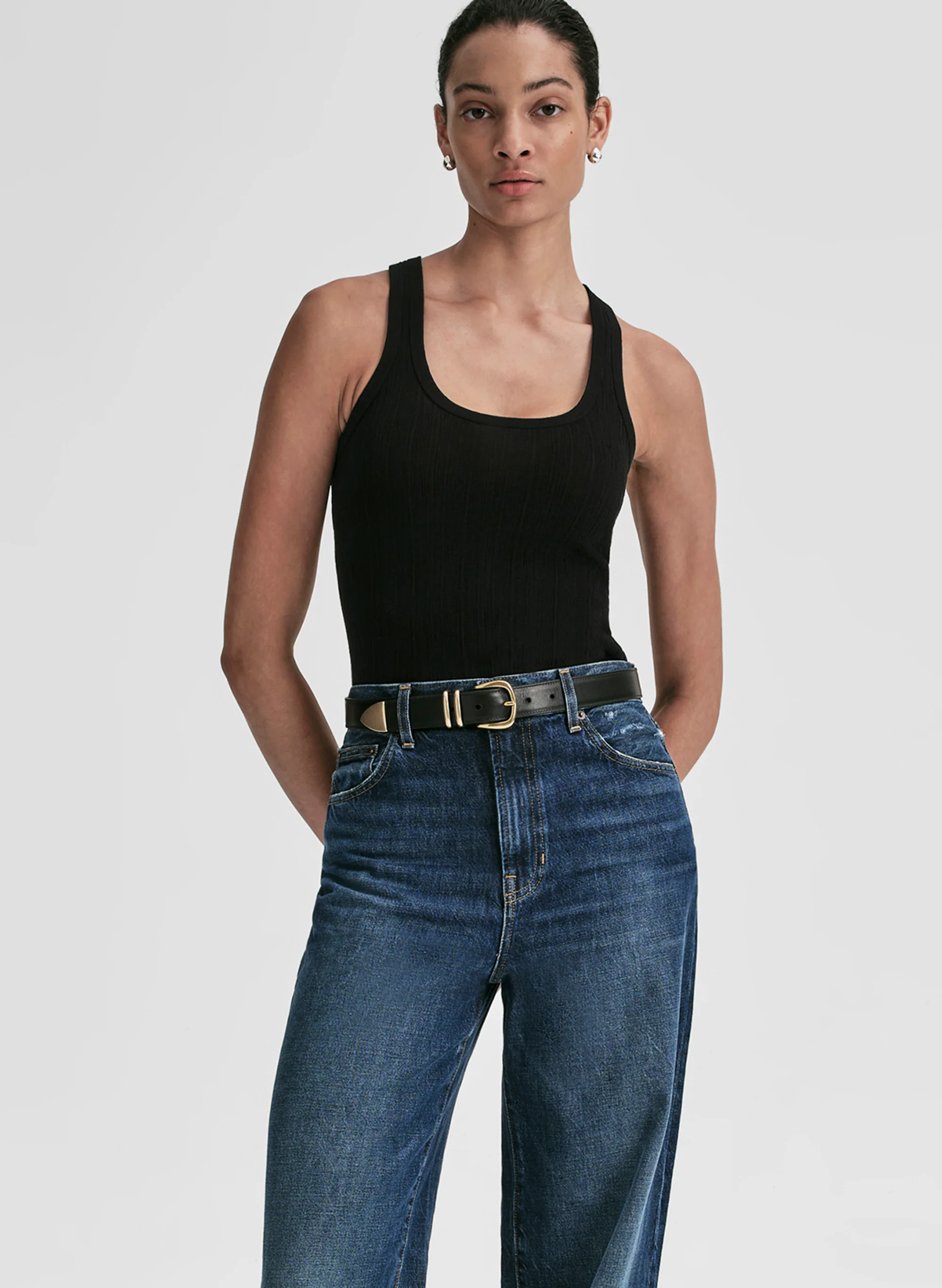 Iris Fine Cotton Knit Tank