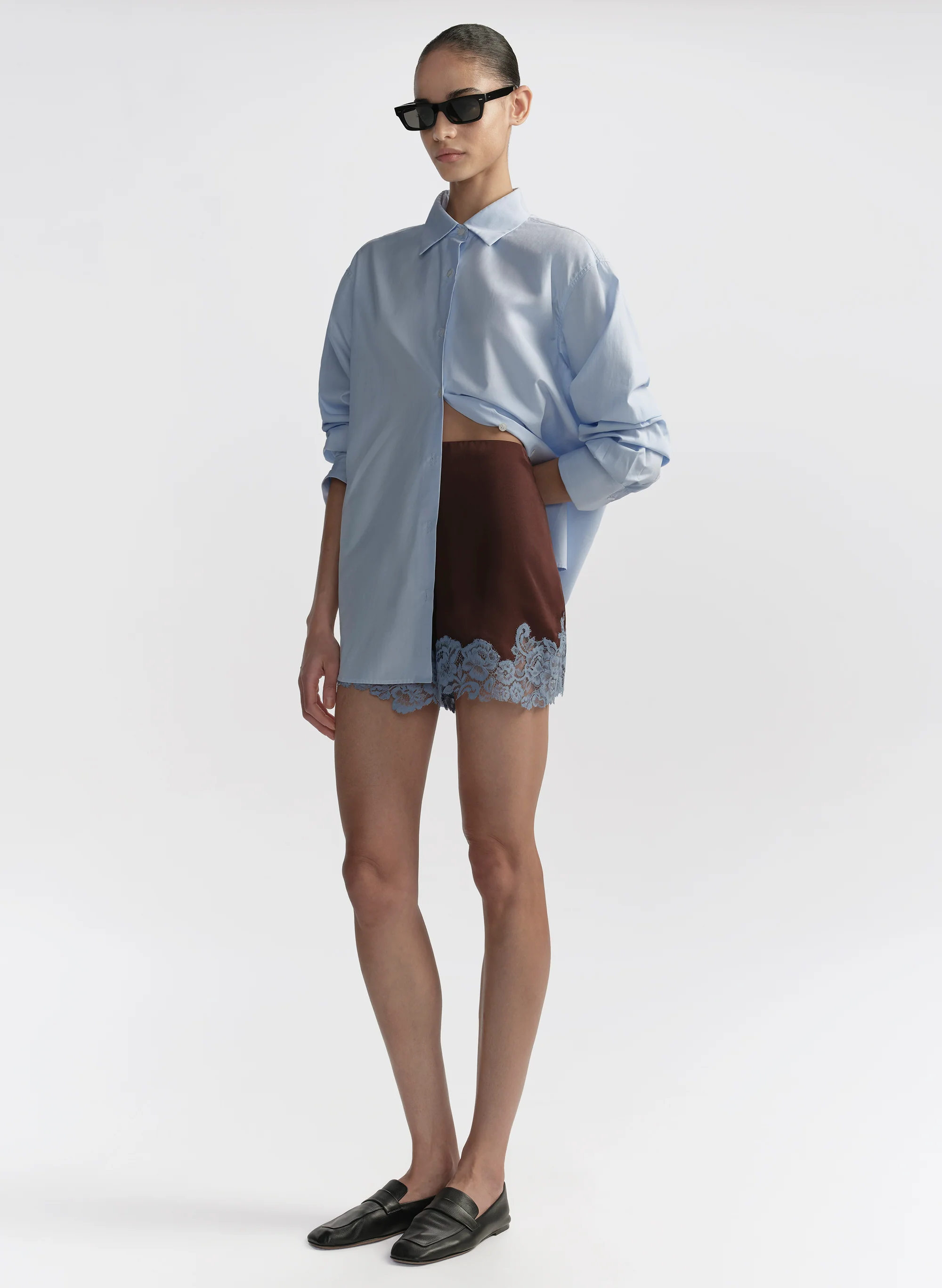 Pipa Satin and Lace Short