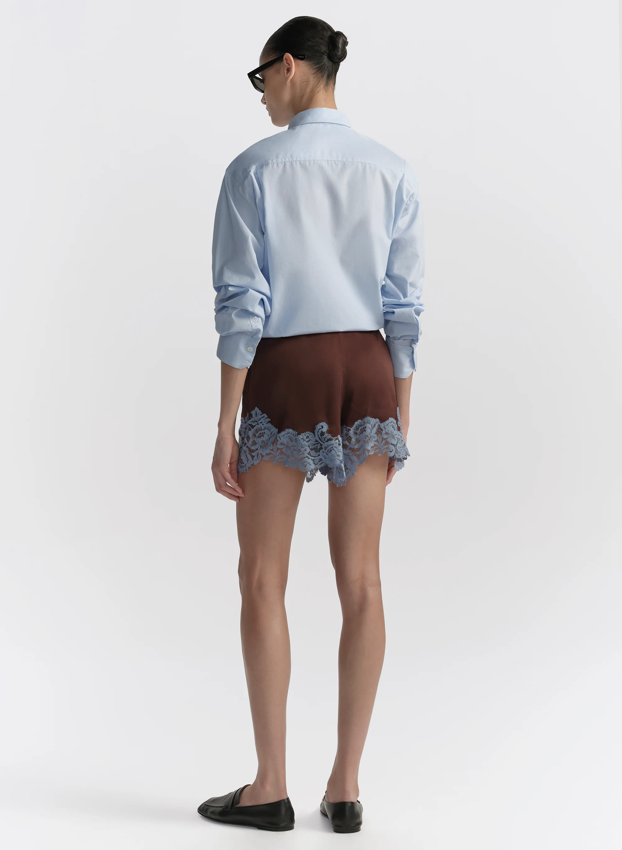 Pipa Satin and Lace Short