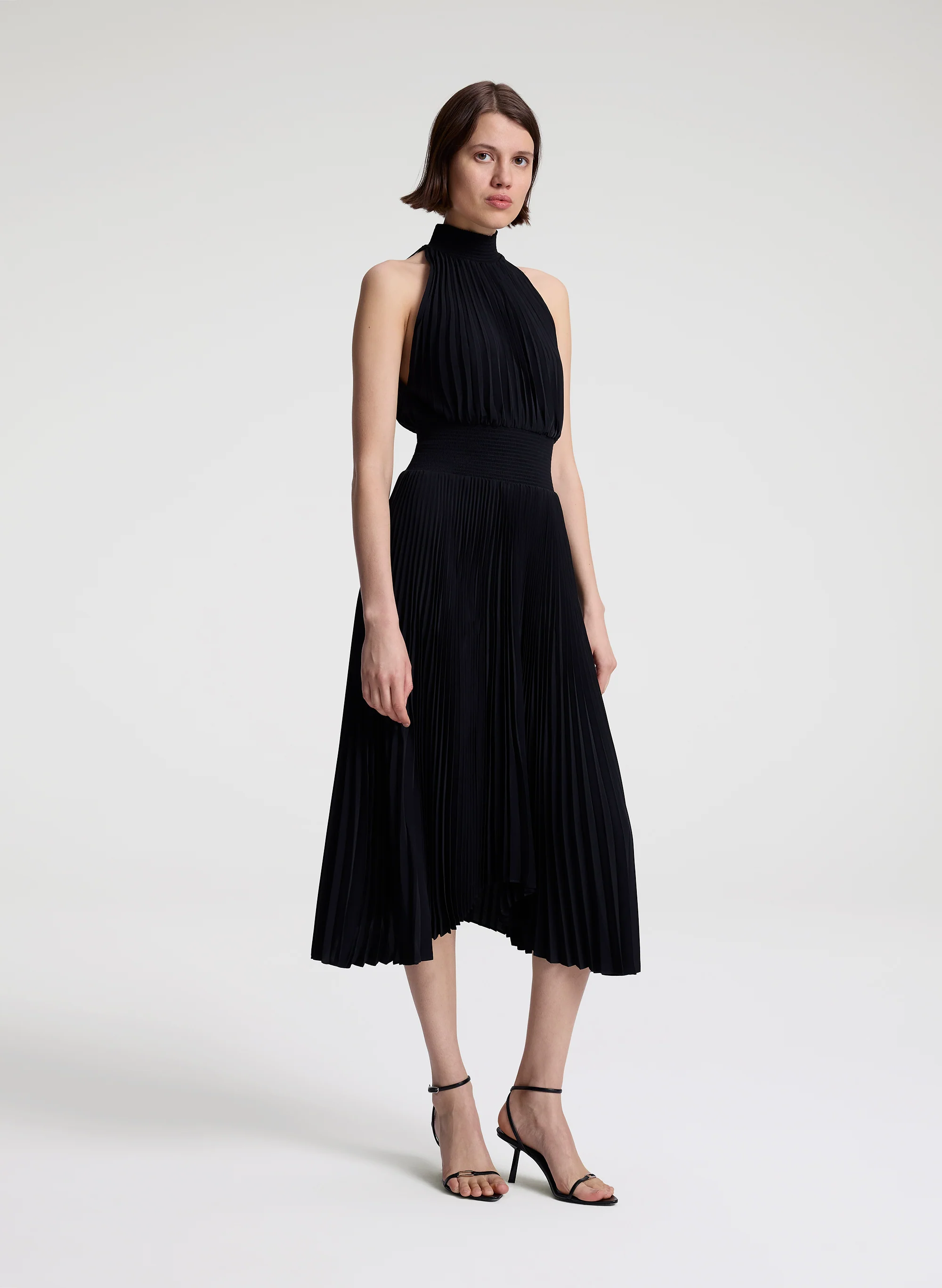 2546-renzo-matte-pleated-dress-3.webp Renzo Matte Pleated Dress