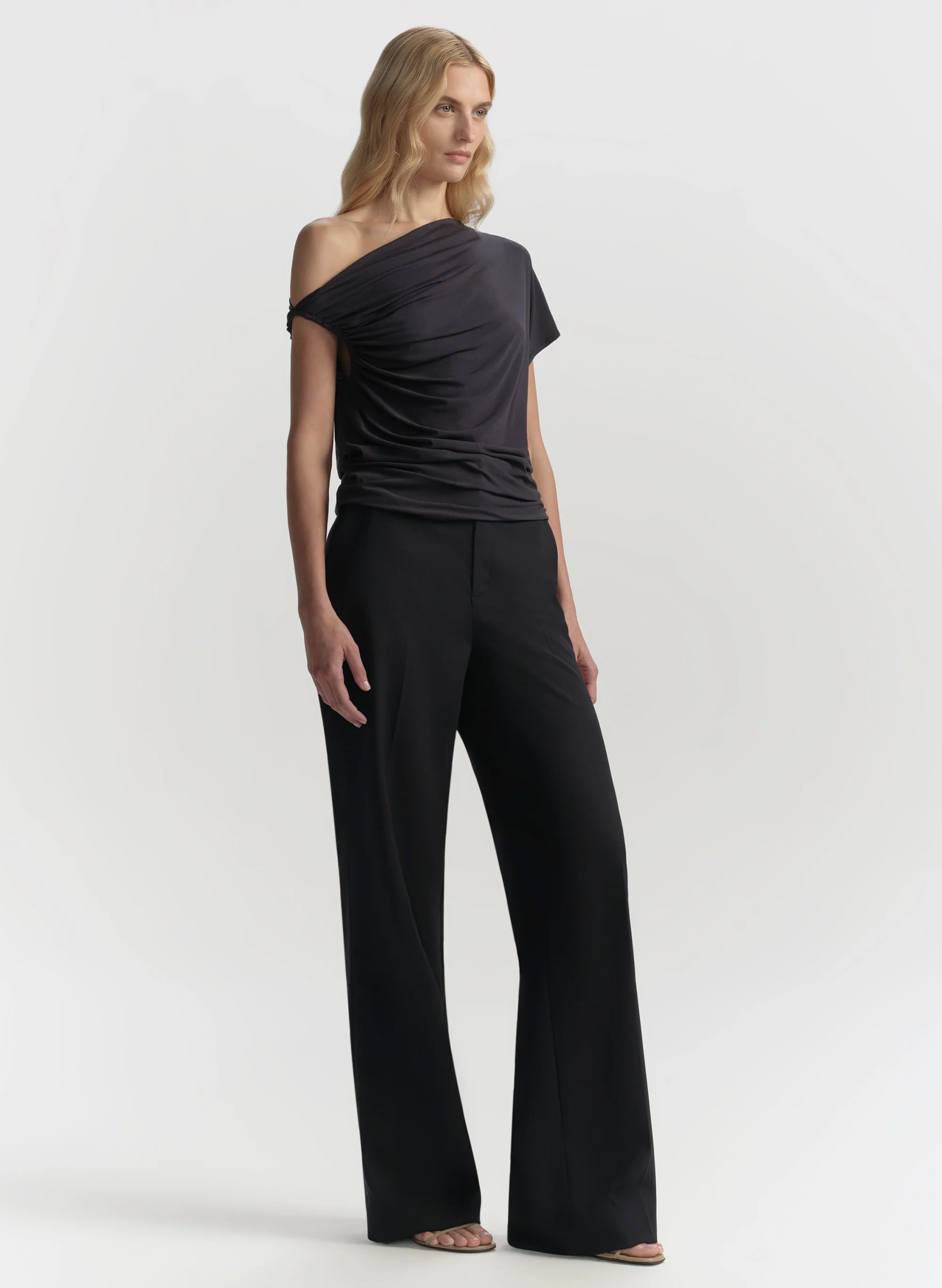 Halle One Shoulder Tee