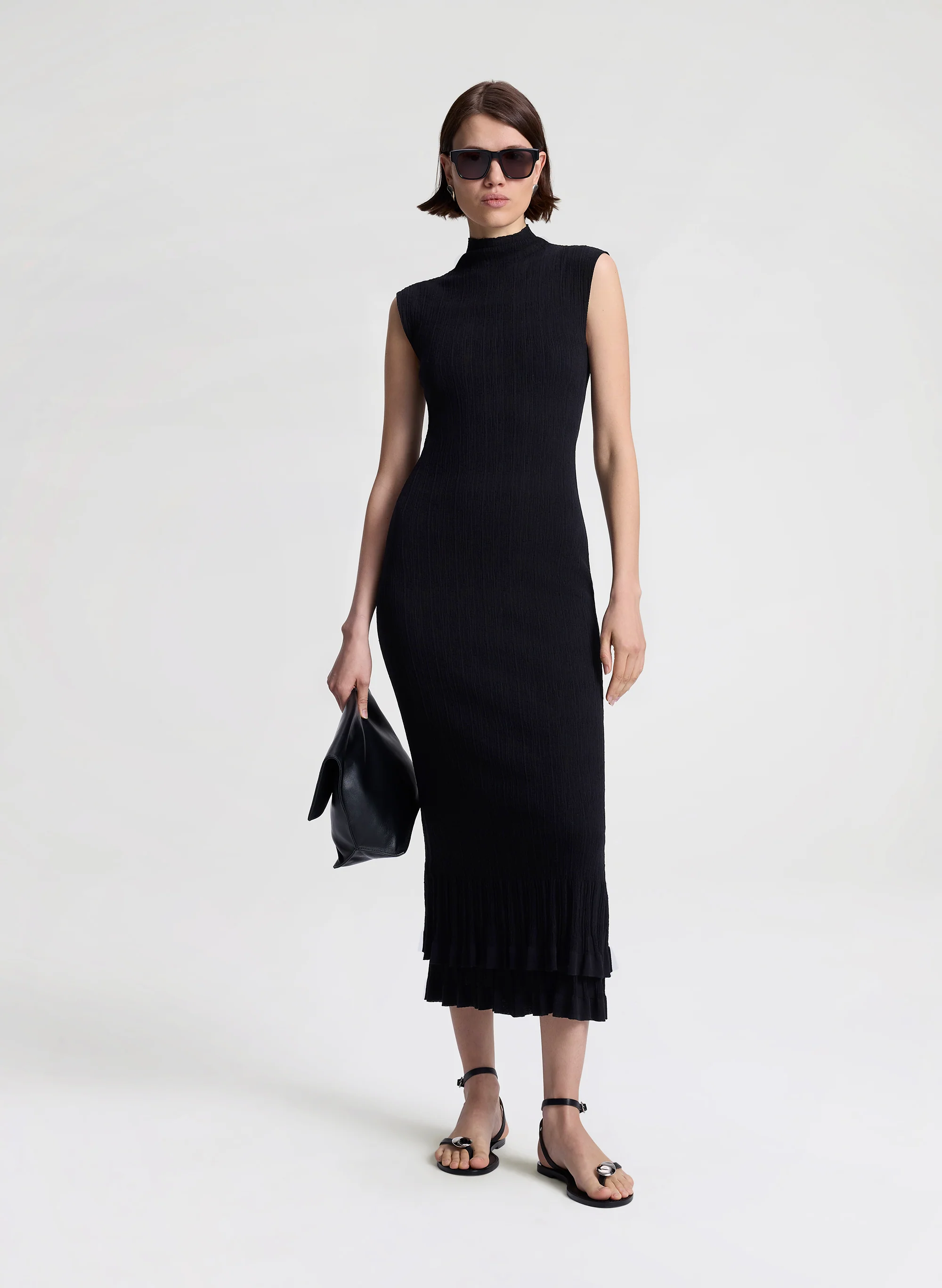 Kennedy Fine Cotton Knit Midi Dress
