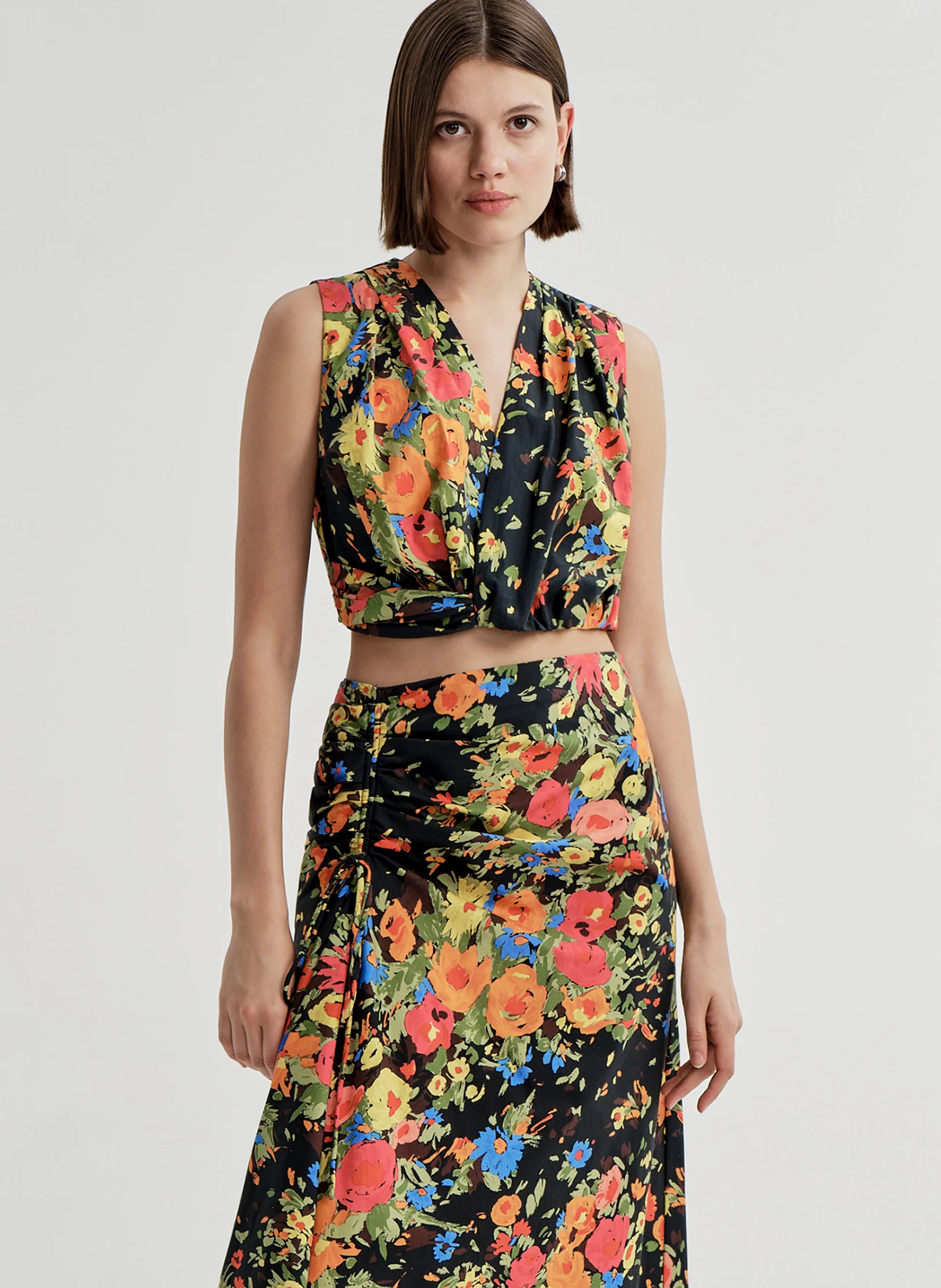 Brooklyn Cropped Floral Top