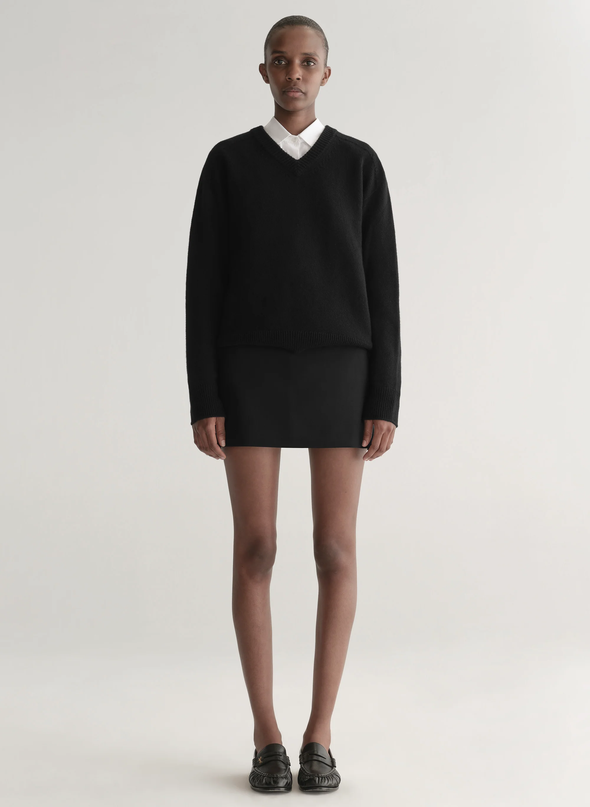 4706-edie-tuxedo-stripe-mini-skirt-1.webp Edie Tuxedo Stripe Mini Skirt
