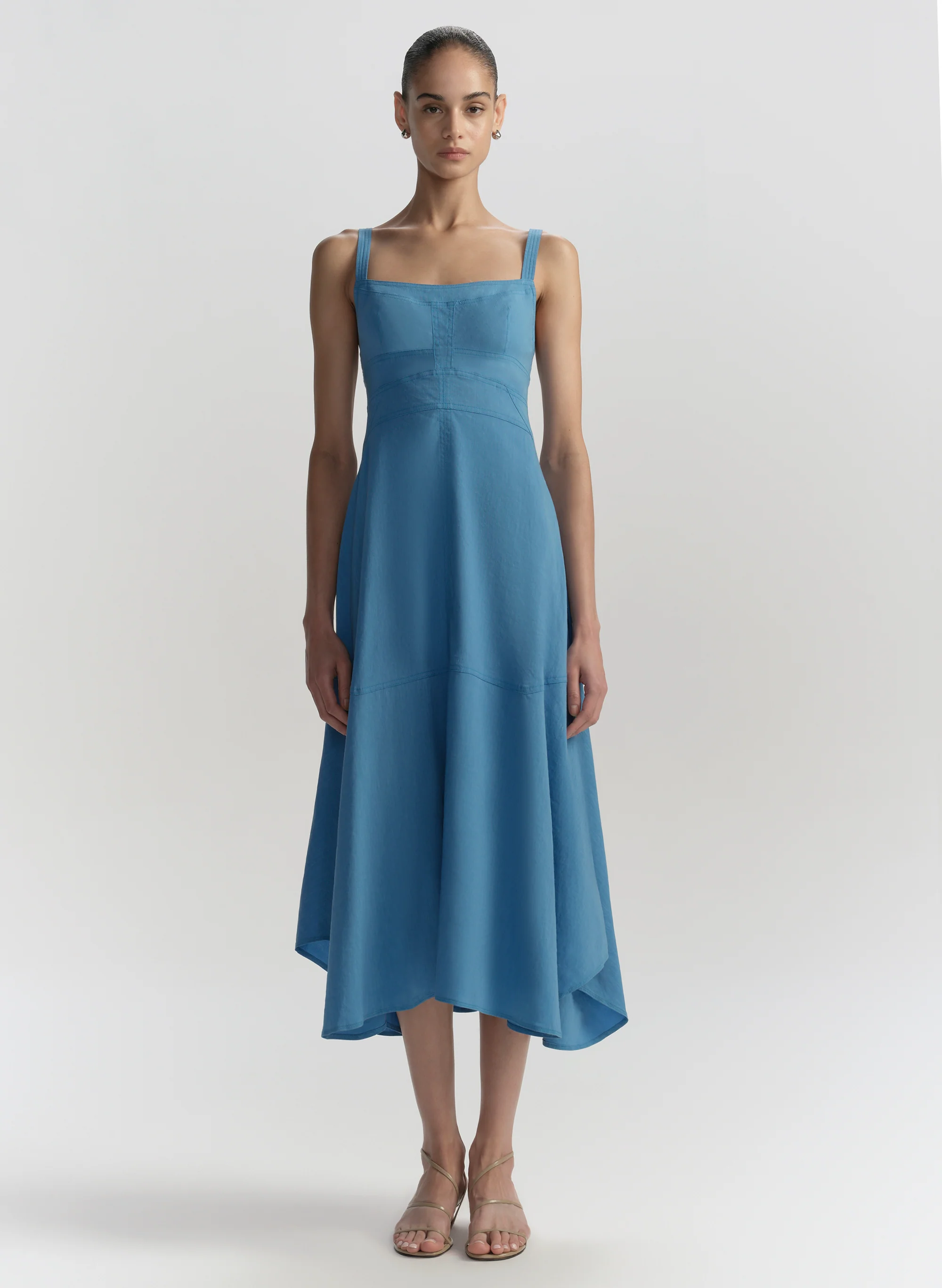 Harlow Linen Midi Dress