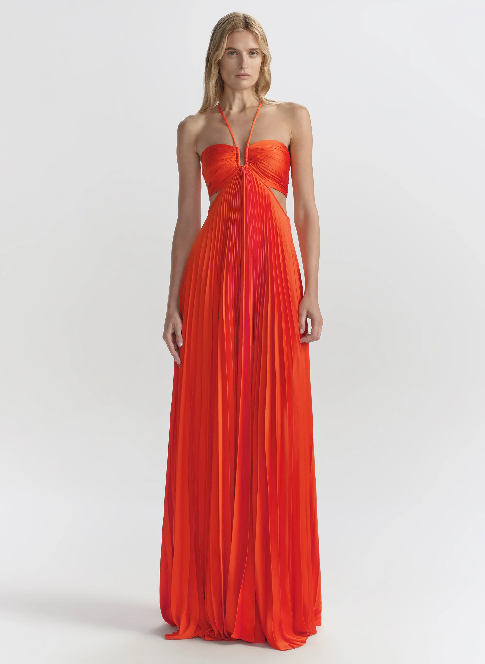 Moira Pleated Maxi Dress